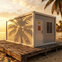 Maison Conteneur Modulaire Préfabriquée Portable Tiny Home pour Campement d'Accueil 20 pieds Installation Rapide Logement
