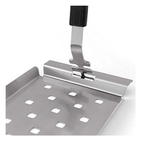 Pince de levage pour grille de barbecue en acier inoxydable, résistante à la chaleur, facile à nettoyer, antiadhésive, outil universel pour grillades