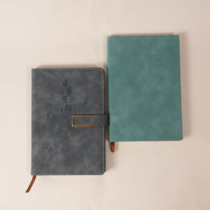 Vente directe d'usine nouveau design boucle en métal cahier d'agenda en cuir pu cahier en cuir pu avec métal - Product Image 1