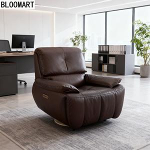 Moderner Multifunktionaler Leder-Relaxsessel mit Schaukelfunktion und Metallgestell Direkt vom Hersteller Schnelle Lieferung Bestseller Ganzkörpermassage - Product Image 2