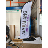 Drapeaux à plumes promotionnels d'extérieur résistants au vent, bannières de plage personnalisées avec logo imprimé, sublimation couleur intégrale, tailles sur mesure