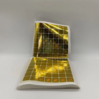 Autocollant de sécurité holographique 3D anti-contrefaçon anti-ultraviolet en PET avec code QR personnalisé et logo 3D