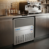 Machine à glaçons en cubes commerciale Scotsman BL55, refroidissement par eau/air, dégivrage automatique par gaz chaud, 675x580x750mm, pour hôtel, bar