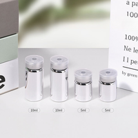 Vente chaude Mini Flacon En Verre 5ml 10ml Or Argent Lyophilisé Flacons D'injection pour Soins De La Peau Sérum Stock Direct