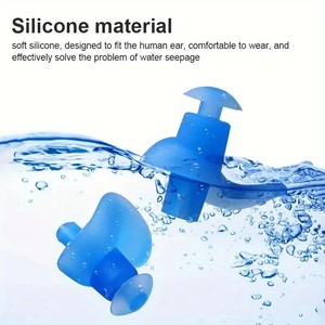 5 Pares de Tapones para los Oídos de Silicona Reutilizables - Impermeables para Natación/Deportes Acuáticos, Ajuste Espiral Ergonómico para un Sueño Confortable - Product Image 4