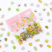 80 autocollants décoratifs en PVC pour carnet et scrapbook, motifs animaux de cirque, chats et ours mignons
