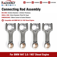 Bielle RACEORLY 11248473776 53.6mm 32mm 138mm pour BMW X5 N47 N57 2.0 Diesel F15 2014-2016