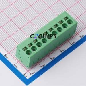 MX205V-5.0-09P-GN01-Cu-A Spring Terminal Block Through hole Component (THT),P=5mm Connector 1x9P 5mm Green Through Hole - Product Image 1