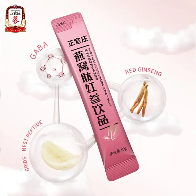 Vogelnest Peptide Rode Ginseng Extract Drank Jung Kwan Jang (15G * 7 Sachets)