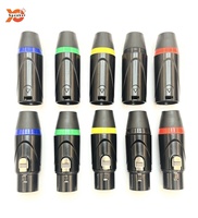 Connecteur XLR 3 broches pour microphone, amplificateur, caméra, mixeur, prise audio, accessoires de haut-parleur, connecteur XLR