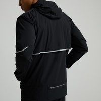 Veste coupe-vent matelassée légère et imperméable à capuche pour homme - Utilisation toute saison pour adultes