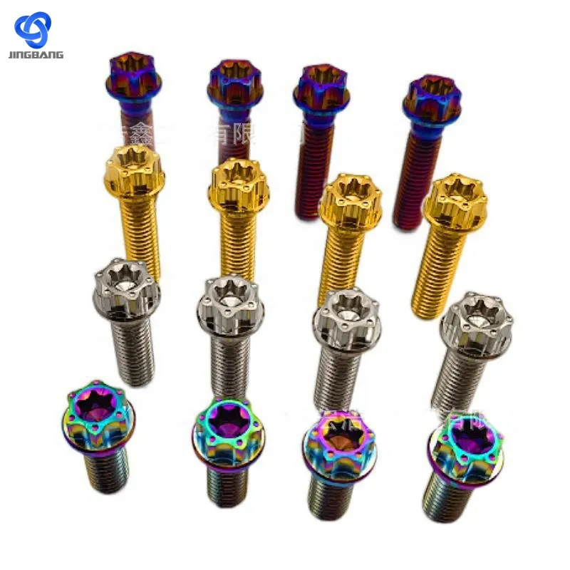 Tùy chỉnh Torx mặt bích bu lông/S Titan Nắp vít hợp kim titan V vít cột phanh