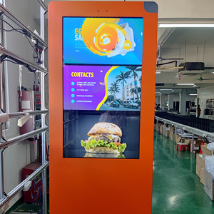 <span class=keywords><strong>Kiosk</strong></span> Màn Hình Kép Cảm Ứng Điện Dung Ngoài Trời Chống Nước Ngoài Trời IP55 IP65 Totem Kỹ Thuật Số LCD Đứng Trên Sàn - Product Image 4