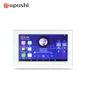 Oupushi Smart Home 7-Zoll-Wandverstärker Blue Tooth Audio Panel Android 8.1 System unterstützung Wifi Mini-Verstärker 8*25 Watt