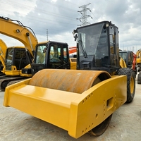 Compactadora de un Solo Tambor CS76 Usada, 17.45 Toneladas, 174Hp, Motor C7.1, Rodillo Hidrostático, Estado Original