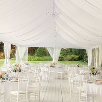 Chapiteau transparent Pvc 15M X 20M aluminium extérieur grand chapiteau Festival grand événement tente toit fête mariage tente pour événements