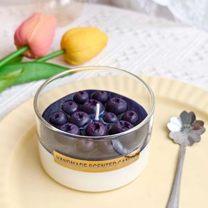 Dessert <b>Cup</b> Scented Candle Fruit Mousse Shape Bedroom Aroma Candle Holiday Wedding Favor Creative Gift - Product Image 6