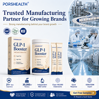 Capsules antioxydantes de soutien GLP-1, sachets de poudre à boire sans sucre OEM avec fibres prébiotiques végétales pour le bien-être métabolique