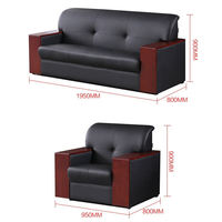 Sofa confortable de meubles de bureau de conception moderne de XTSF-018 fait de panneau de mélamine-meubles de bureau modulaires en gros