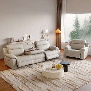 नवीनतम हॉट सेलिंग अनुकूलित चमड़े के सोफे सेट फर्नीचर लिविंग रूम शॉपिंग सेंटर लाउंज पावर रिक्लियर सोफा - Product Image 6