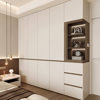 Ensemble de placards en bois Guida Modern OEM/ODM pour appartement et hôtel, montage facile, mobilier de chambre avec coiffeuse