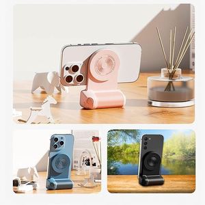 Soporte para Smartphone X607-1 con Empuñadura para Selfies, Estabilizador de Fotos, Disparador Remoto, Carga Inalámbrica y Soporte para Teléfono - Product Image 2