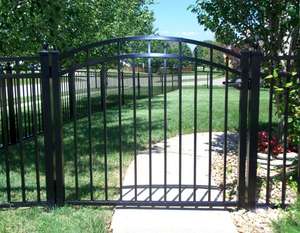 עיצוב פשוט מגולוון שער שביל ברזל מחושל גינה לחצר - Product Image 6