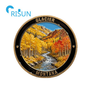 Monedas Conmemorativas Personalizadas con Mapa de Montaña y Bandera del Estado, Medallón de Recuerdo para Veteranos, Moneda de Desafío Personalizada de Montaña - Product Image 5