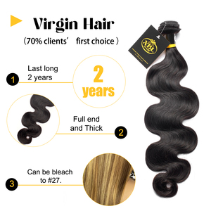 Grade 12A 30 pouces Body Wave du Pérou Choix des célébrités Tressage Paquet de cheveux humains bruts Extension Style <span class=keywords><strong>Afro</strong></span> Type Vietnamien - Product Image 2