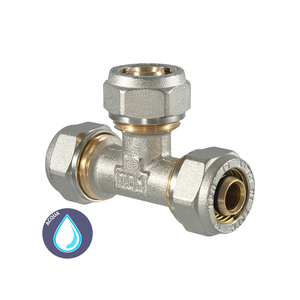 Raccord à Compression TEE 32X32X32 Liquide Polyvalent Lisse pour Huile Eau Durable Acier Inoxydable Zinc Plastique PP Nouveau Titre - Product Image 3