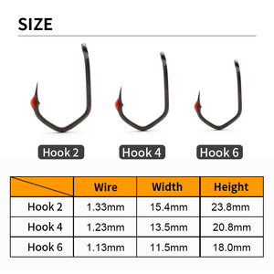 GANCHO DE GARRA Afilado a Mano X Recubrimiento de PTFE Bard Super Wide Gape para Pesca de Carpa - Product Image 5