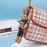 En gros, adorables petits lapins en peluche, pendentifs pour sacs, porte-clés de voiture, breloques et ornements suspendus