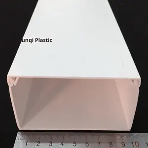 Трубопроводы и фитинги из пластикового ПВХ плоского типа 80*40/100*40 - Product Image 1