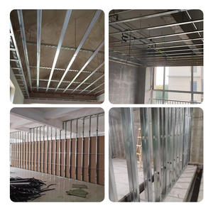 Cadres en acier galvanisé Profilés <span class=keywords><strong>pour</strong></span> plaques de plâtre ou plaques de plâtre Cloison et <span class=keywords><strong>rail</strong></span> en métal - Product Image 5