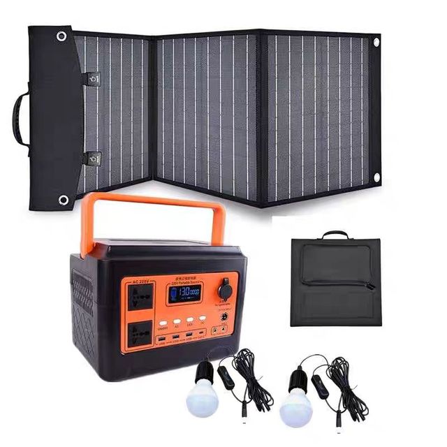 600w Solar Portable Powered Power Stations Solar Generator