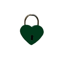 Petit cadenas en forme de cœur, cadenas colorés miniatures, cadenas pour carnet, porte-clés, accessoires, cadenas en forme de cœur, cadeaux pour la Saint-Valentin