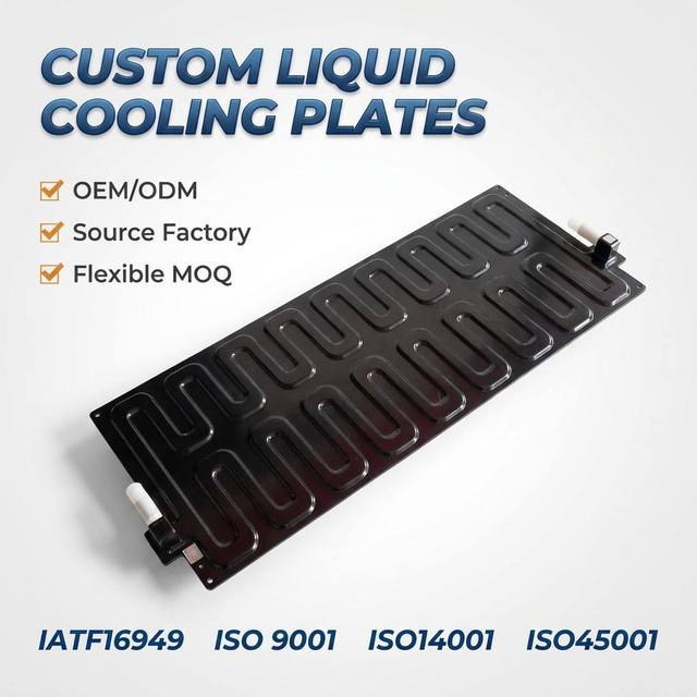 Professional Custom Liquid Cooling Plate for Data Center Server Rack High Performance Computing Heat Dissipation