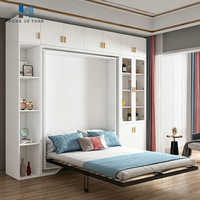 Maßgefertigte Multifunktionale Drehbare Murphy-Wandbetten Faltbarer TV-Schrank für Schlafzimmer Wohnzimmer für Kleine Häuser Murphy-Bett