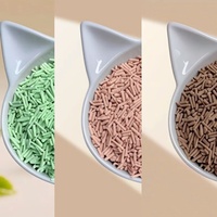 Litière pour chat en tofu biodégradable, naturelle, écologique, sans poussière, à agglomération rapide, parfumée à la pêche, contrôle des odeurs, jetable dans les toilettes