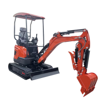 Mini-Pelle sur Chenilles de 1,5 Tonne, Nouveau Moteur Conforme EUR5 pour Projets de Construction Agricole et Rurale avec Camion