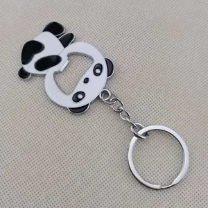 Llavero Abridor de Botellas de Cerveza y Refresco Panda Portátil, Hebilla Metálica Creativa, Llavero Personalizado, Lindo Llavero para Mochila, <span class=keywords><strong>Mini</strong></span> Regalo - Product Image 2