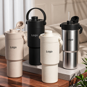 735ml 316 Stainless Steel Car Tumbler Cartoon Design Insulated Coffee <b>Cup</b> Portable <b>Large</b> Capacity Stylish Water Bottle OEM ODM - Product Image 1