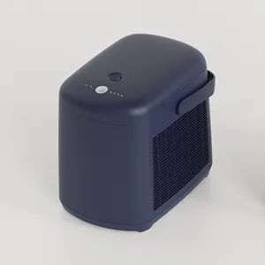 Mini máquina de hielo compacta y automática para exteriores, compresor de refrigeración portátil para el hogar, fabricación de cubitos de hielo