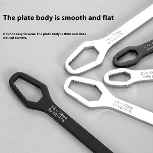Chiave a doppio anello industriale multifunzione con foro esagonale 8-22mm in acciaio al carbonio per viti dadi personalizzabili - Product Image 4
