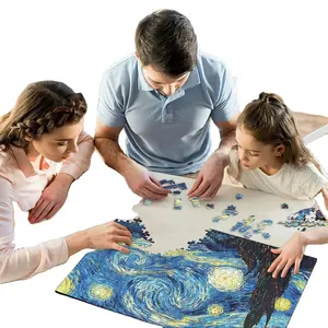 Wholesale Diy Sky Painting 1000 Pieces Jigsaw Artwork Paper Puzzles Home Decoration Colorful Puzzle