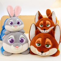 Coussin en peluche lapin renard de collection 60cm 80cm 100cm, motif fraise, style anime