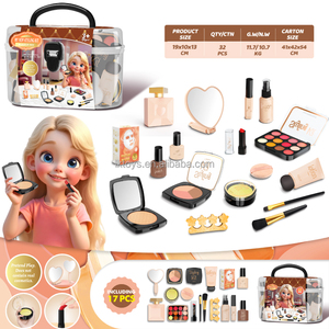 Jouets <span class=keywords><strong>Lcuky</strong></span> pour filles : Kit de maquillage et de coiffure pour jeu d'imitation, avec rouge à lèvres, miroir et fards à paupières - Product Image 5