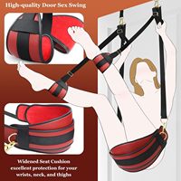 Sangle de porte robuste en cuir PU pour balançoire sexuelle, équipement BDSM, support lombaire, mobilier érotique doux pour hommes et femmes InnerBloom