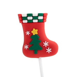 Décoration de gâteau de mariage en acrylique, thème Noël, vente en gros, très demandée - Product Image 5