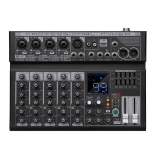 Mezclador de Audio Mini de 6 Canales 99DSP con Bluetooth y MP3 para Transmisión en Vivo, Precio de Fábrica Q6 - Product Image 1